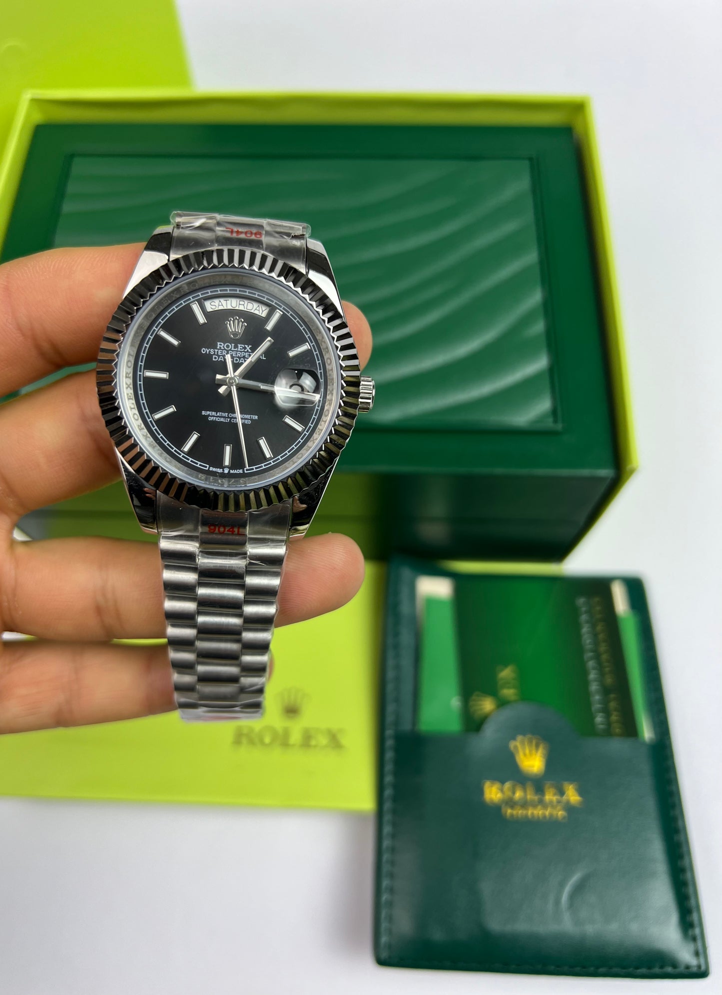 Rolex Day-Date 40 | Cadran Noir