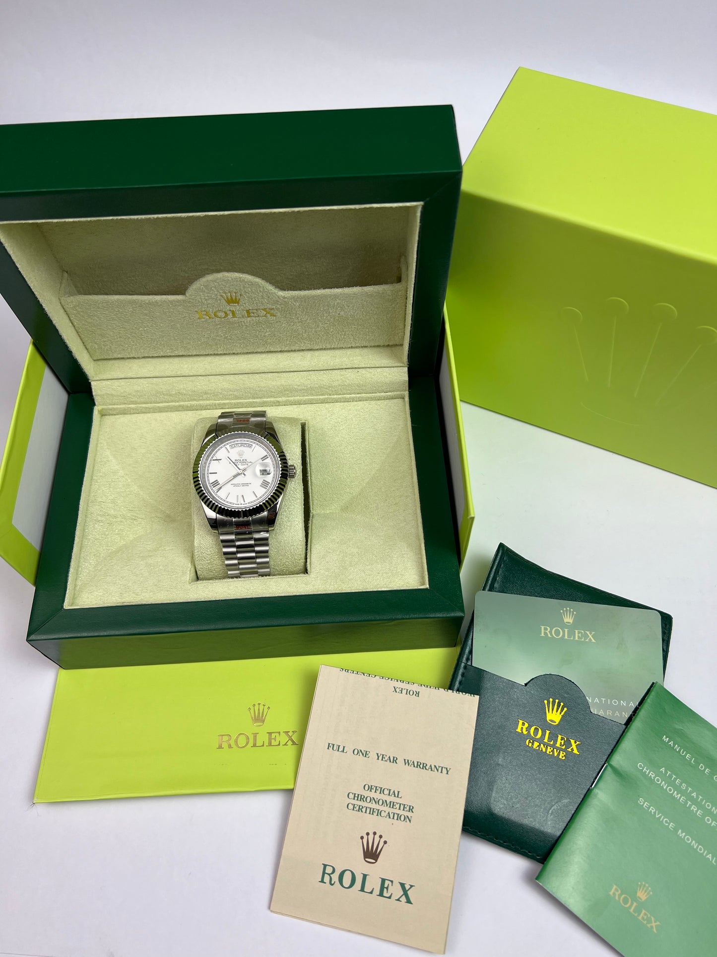 Rolex Day-Date 40 | Cadran Blanc