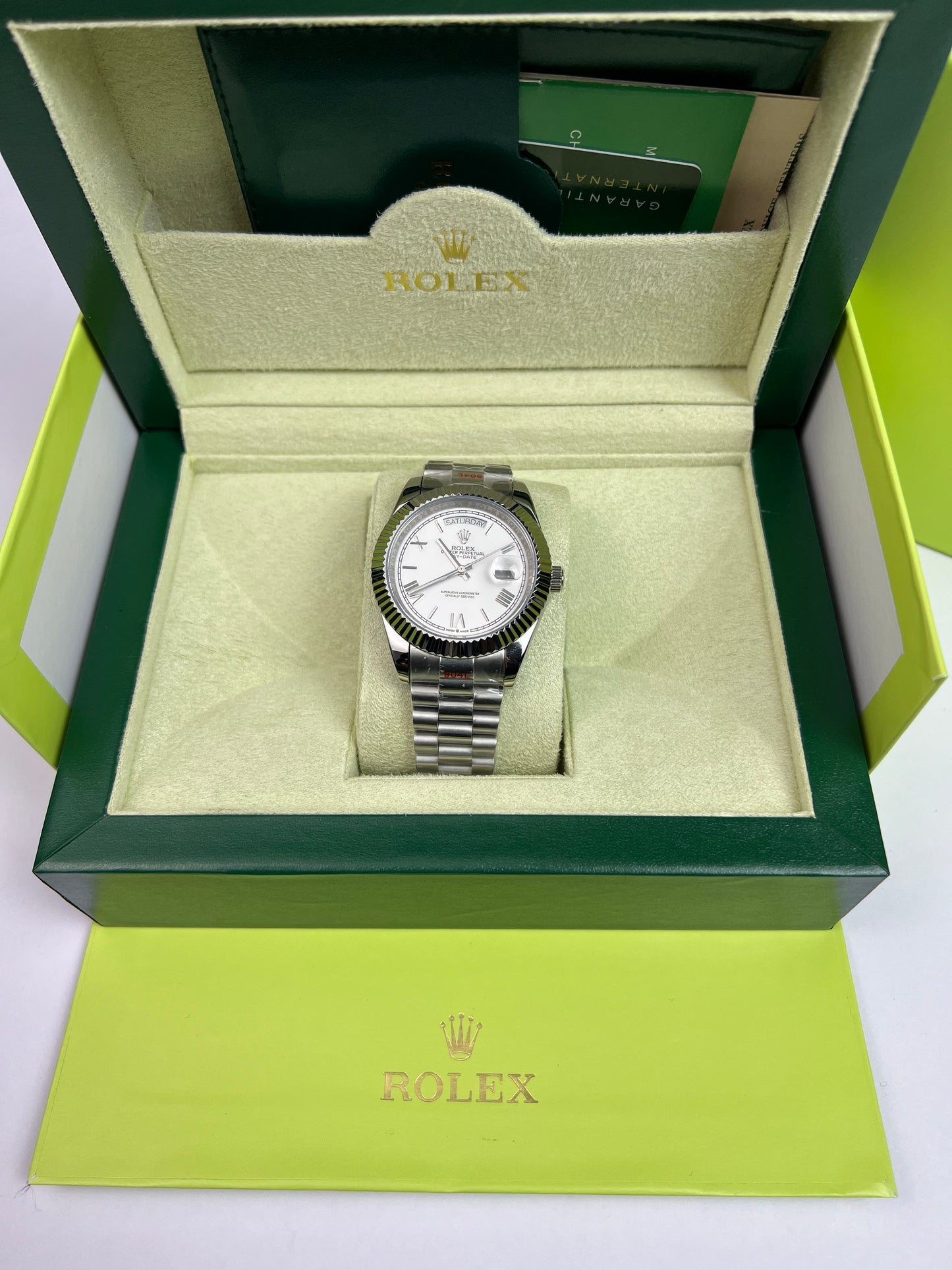 Rolex Day-Date 40 | Cadran Blanc