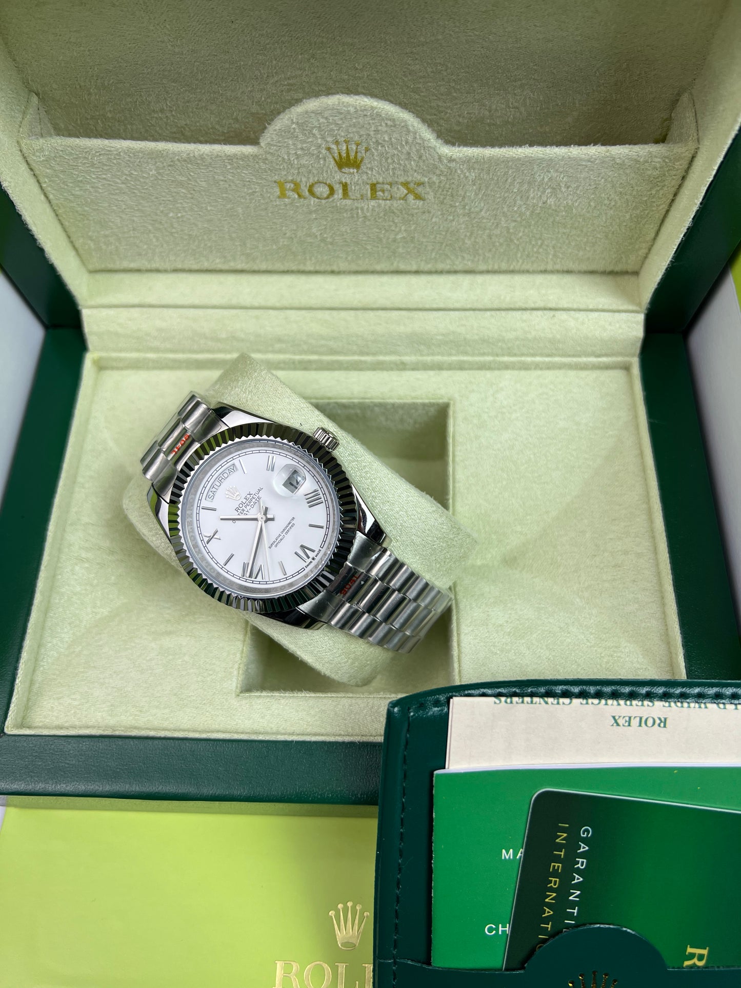 Rolex Day-Date 40 | Cadran Blanc
