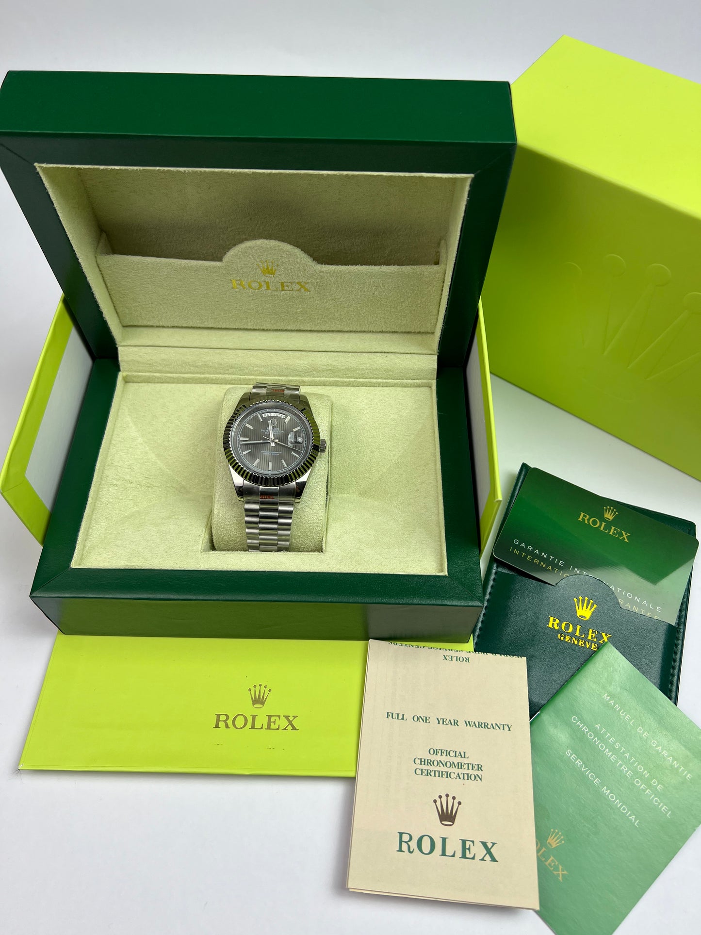 Rolex Day-Date 40 | Cadran Argent