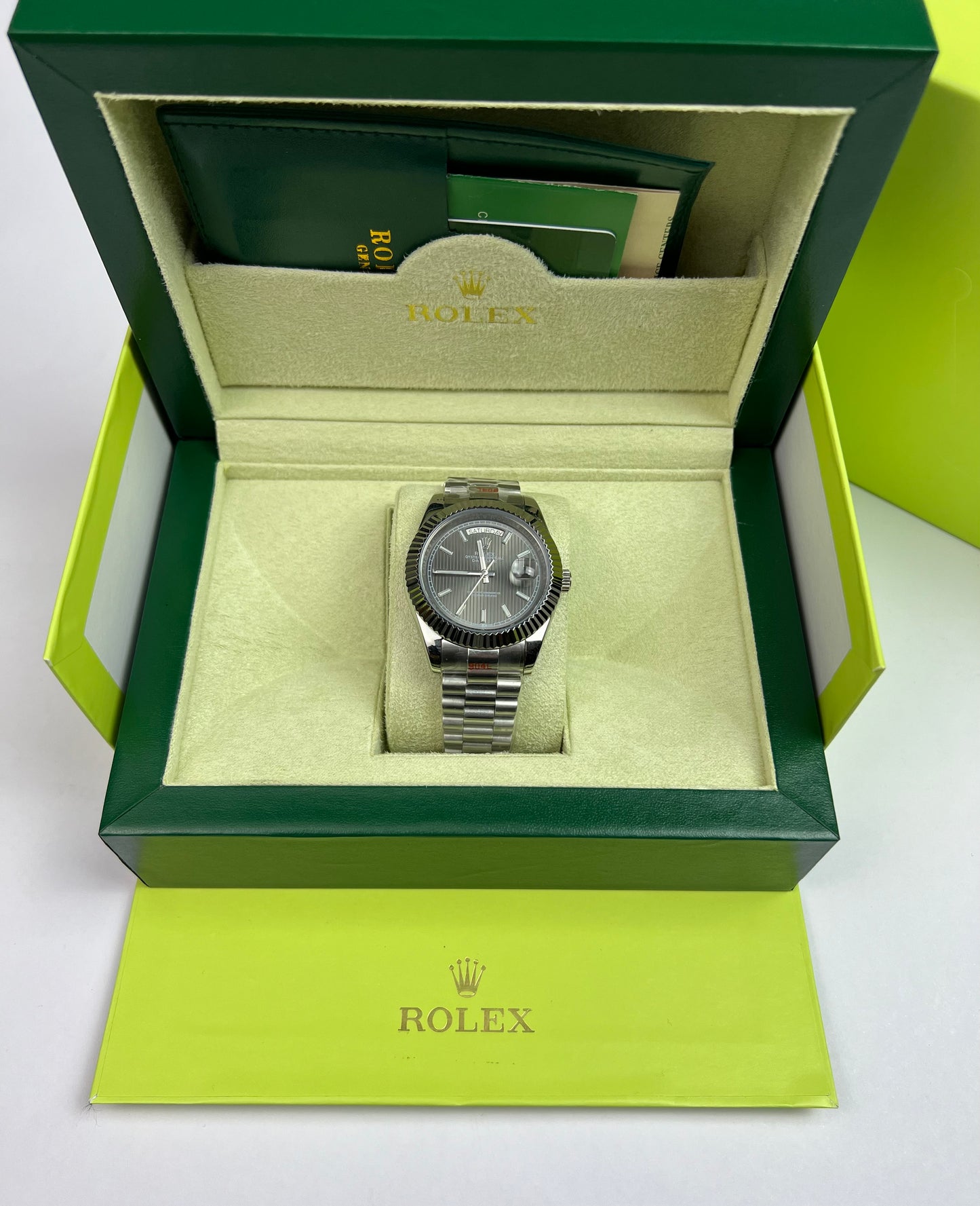 Rolex Day-Date 40 | Cadran Argent