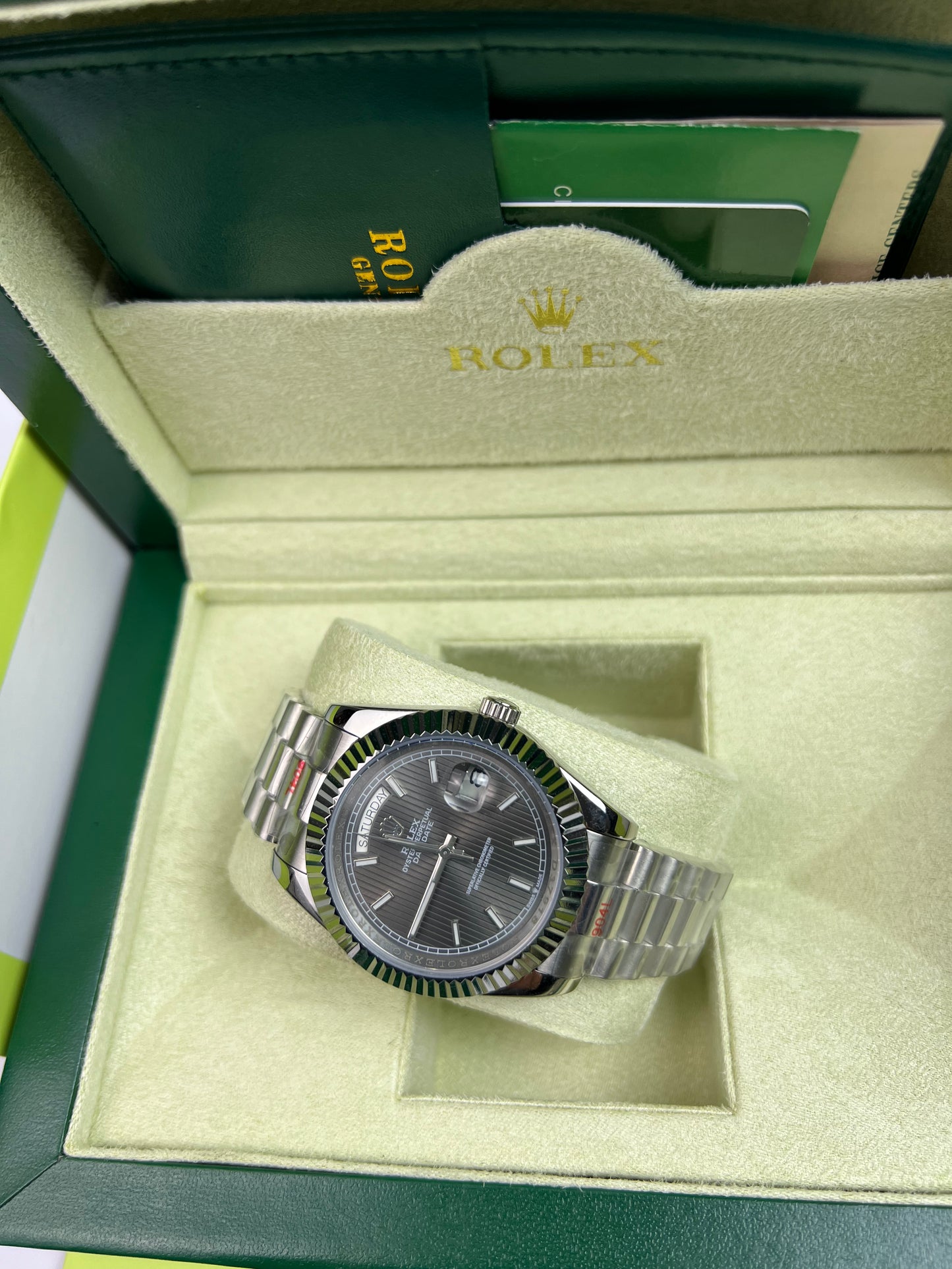 Rolex Day-Date 40 | Cadran Argent