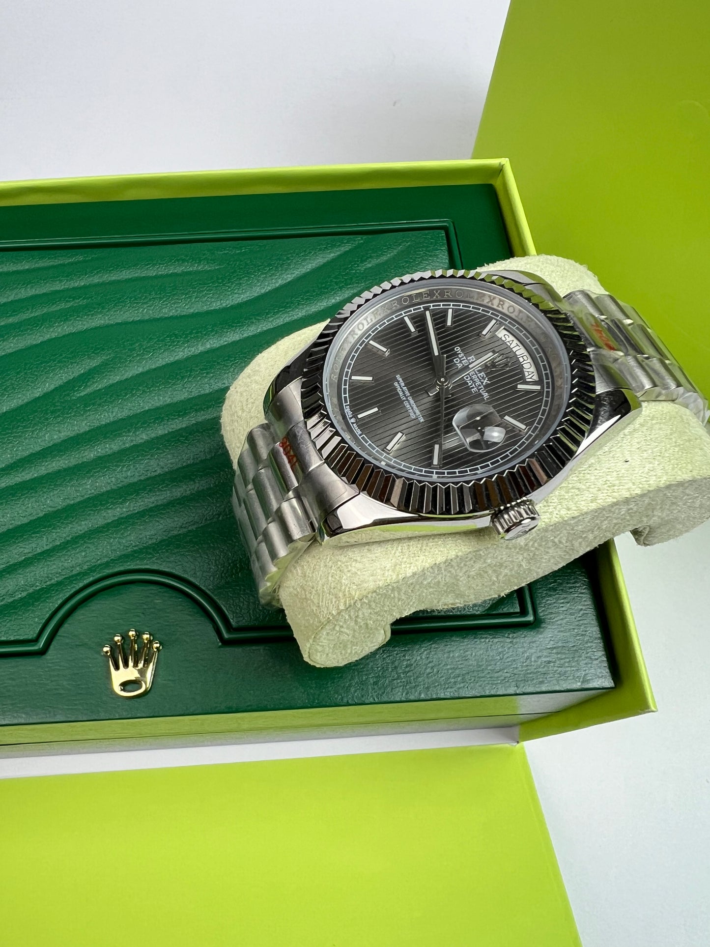 Rolex Day-Date 40 | Cadran Argent