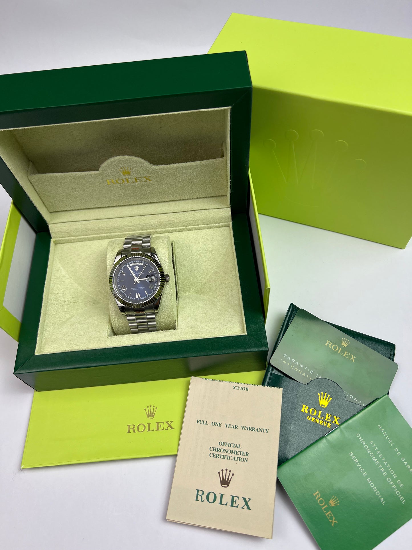 Rolex Day-Date 40 | Cadran Bleu Dégradé