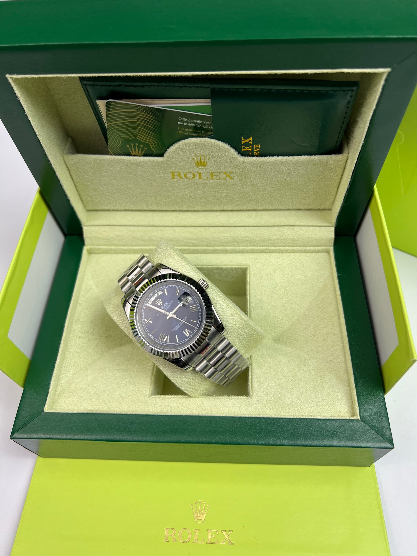 Rolex Day-Date 40 | Cadran Bleu Dégradé