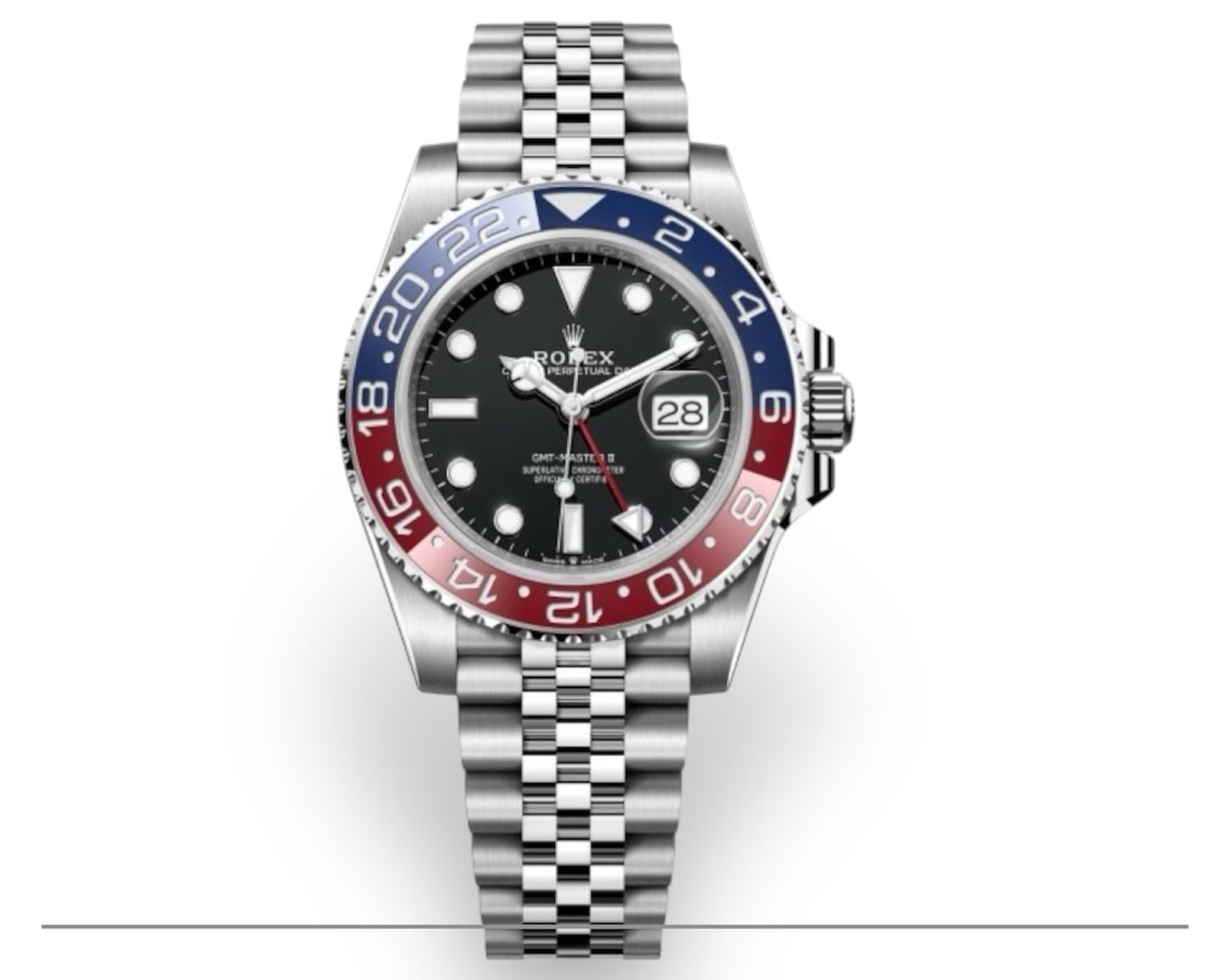 Rolex GMT-Master II "Bicolore rouge et bleu" | Bracelet Jubilé