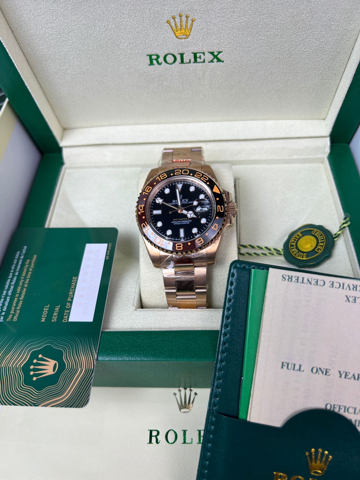 Montre Rolex GMT-Master II Everose livraison Casablanca