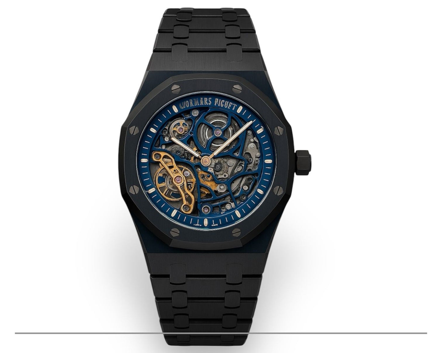 Montre squelette Audemars Piguet Royal Oak Bleu Nuit - montre de luxe Maroc