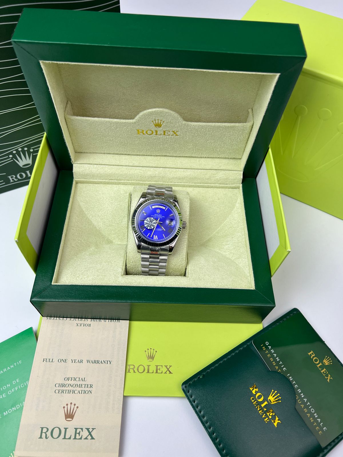 Rolex Day-Date 40 - Cadran Bleu Azur