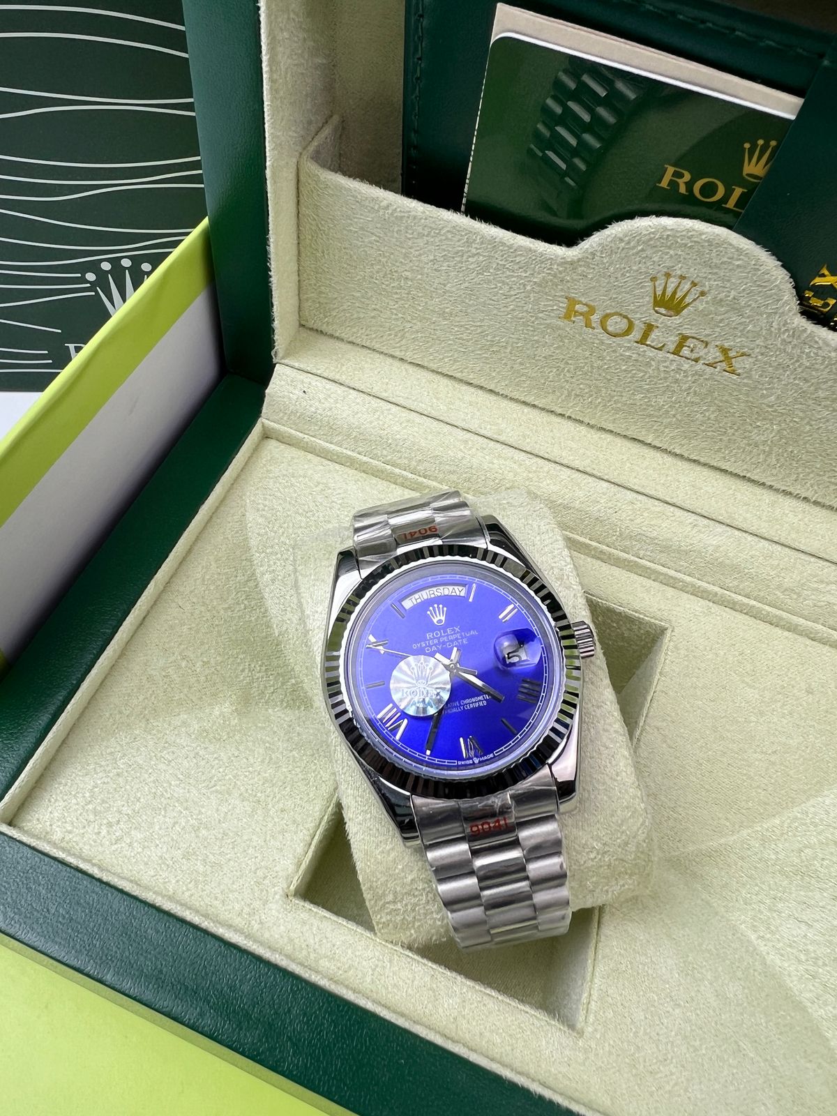 Rolex Day-Date 40 - Cadran Bleu Azur