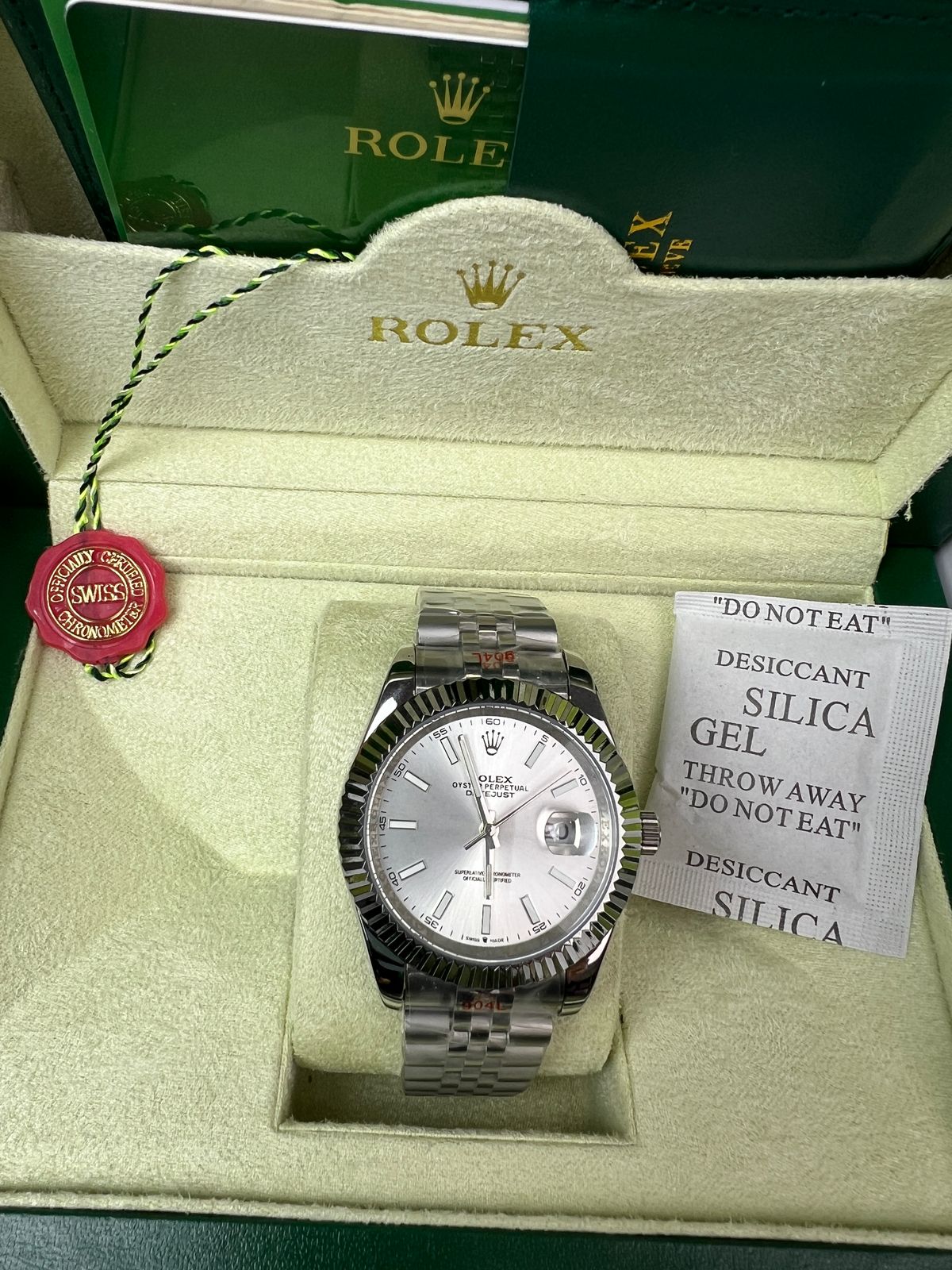 Rolex Datejust 41 | Cadran Argent