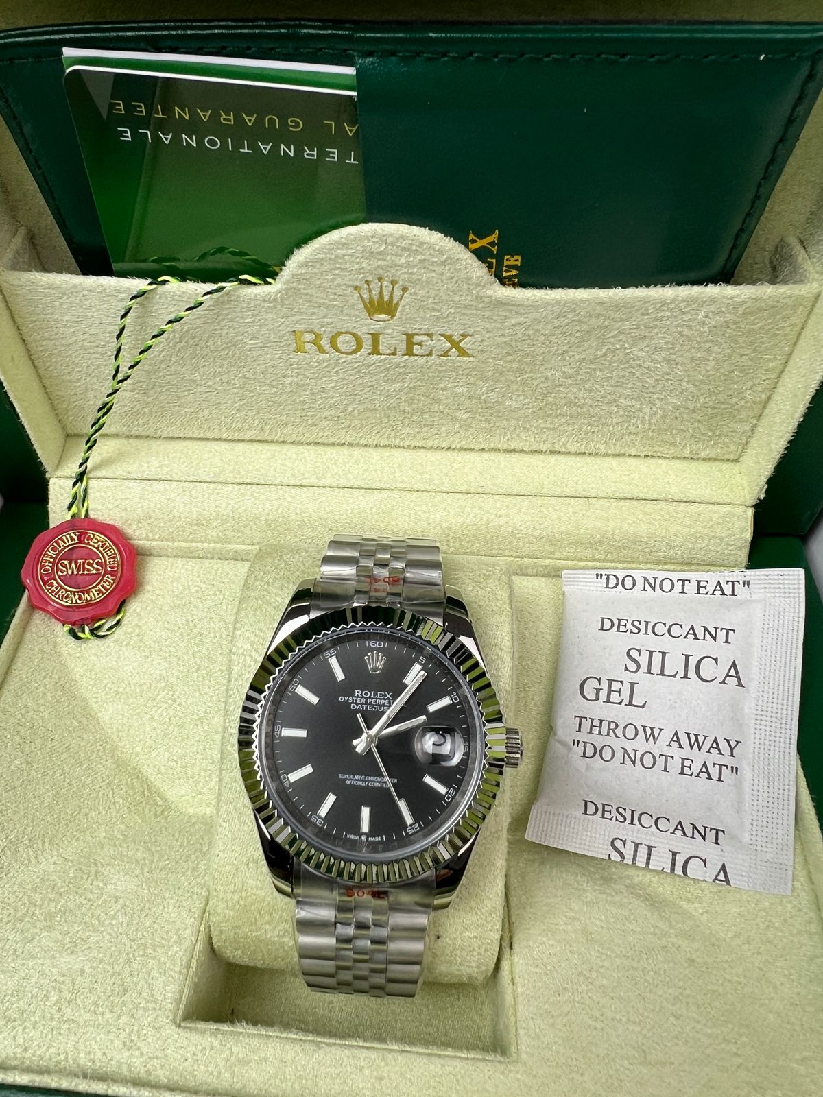 Rolex Datejust 41 noire livraison rapide Maroc