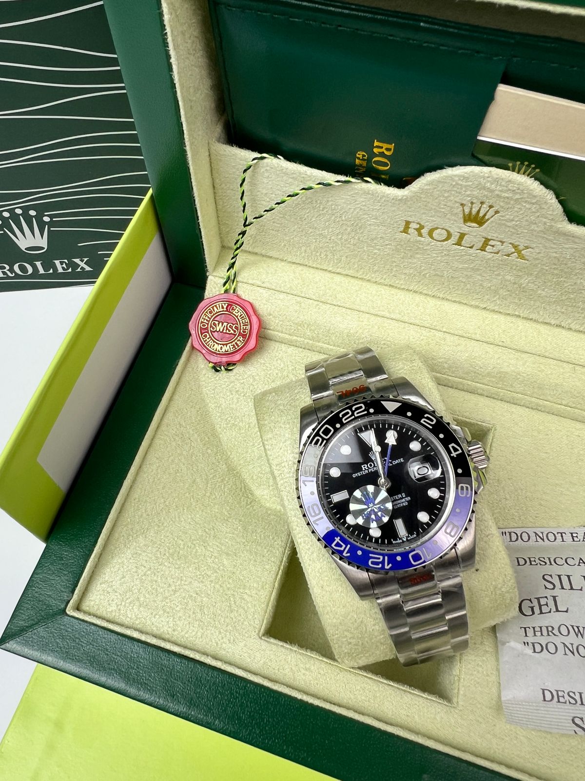 Rolex GMT-Master II "Batman" | lunette bicolore noire et bleue