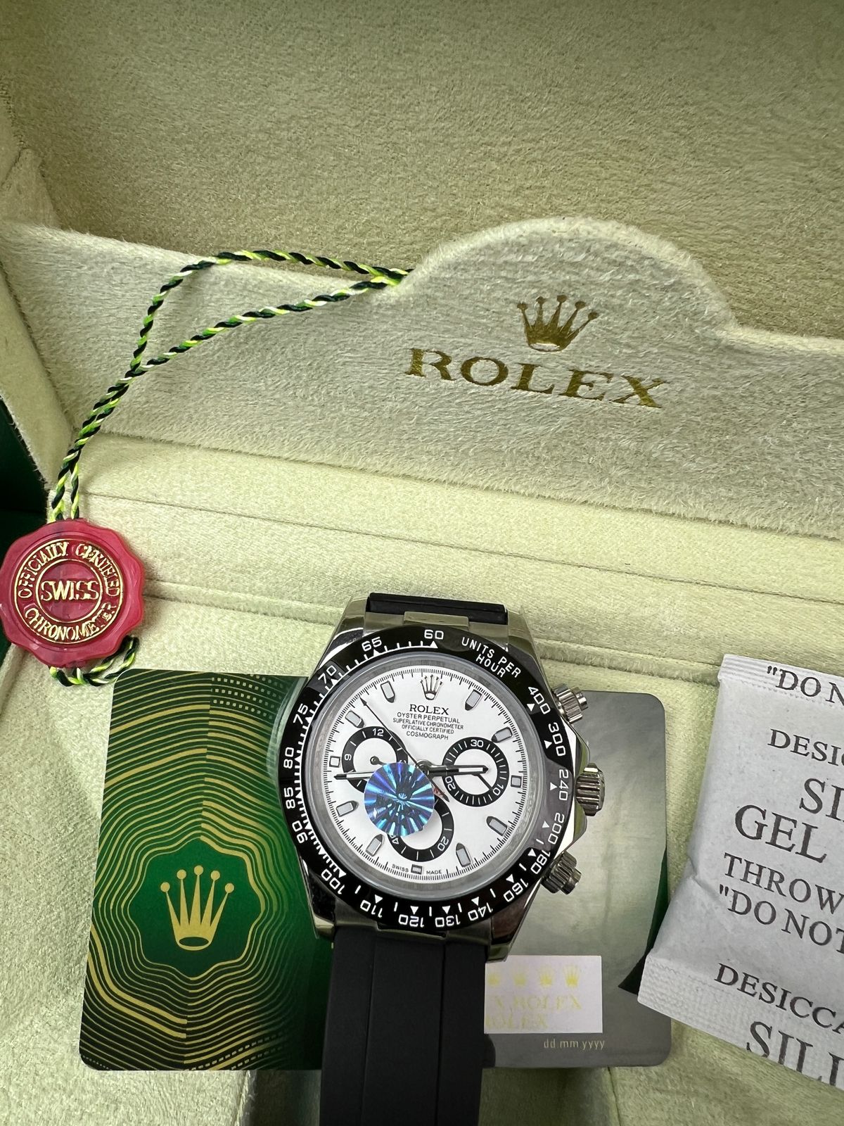 Rolex Cosmograph Daytona Oysterflex Blanc – L’Excellence Horlogère