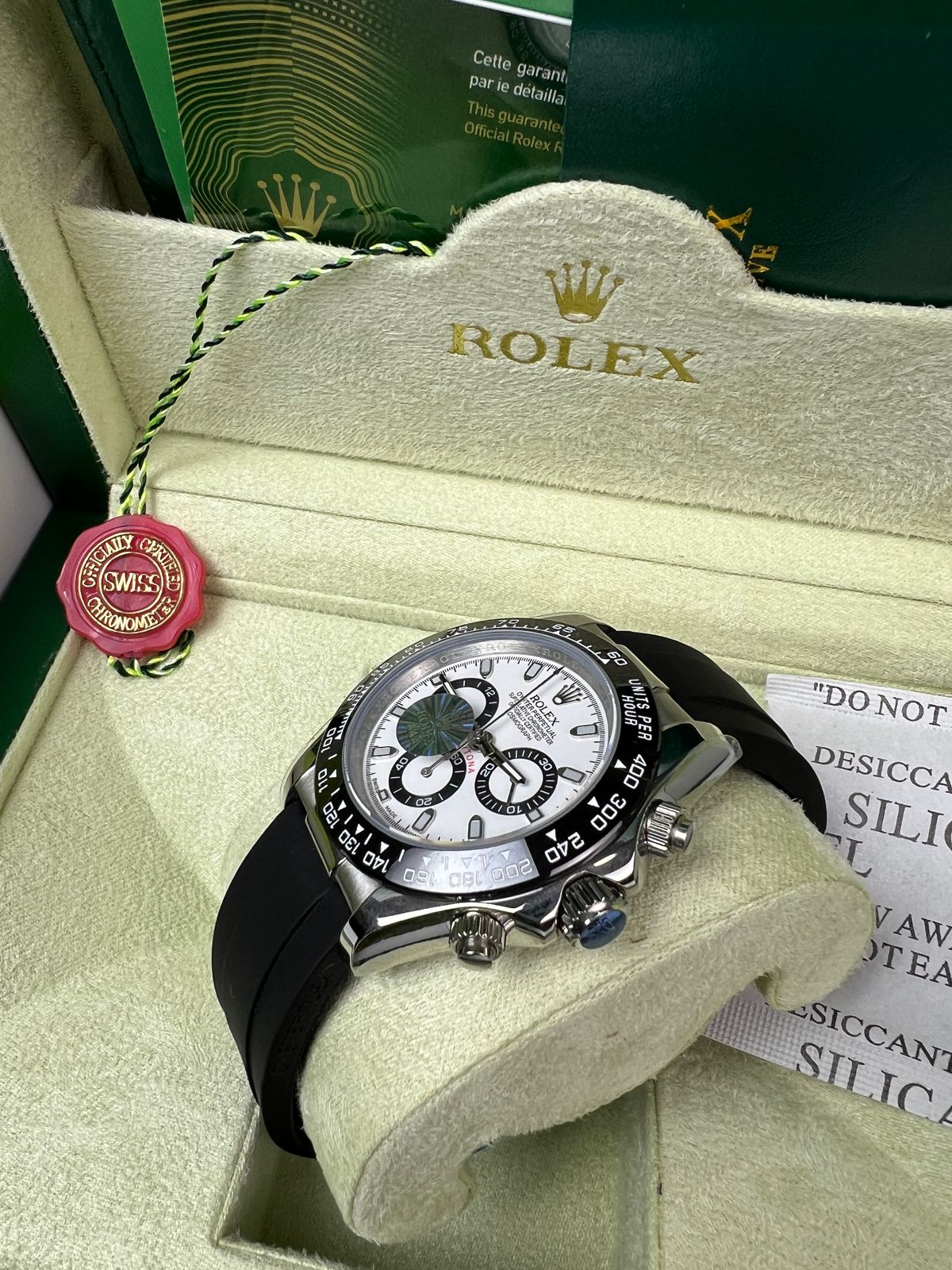 Rolex Cosmograph Daytona Oysterflex Blanc – L’Excellence Horlogère
