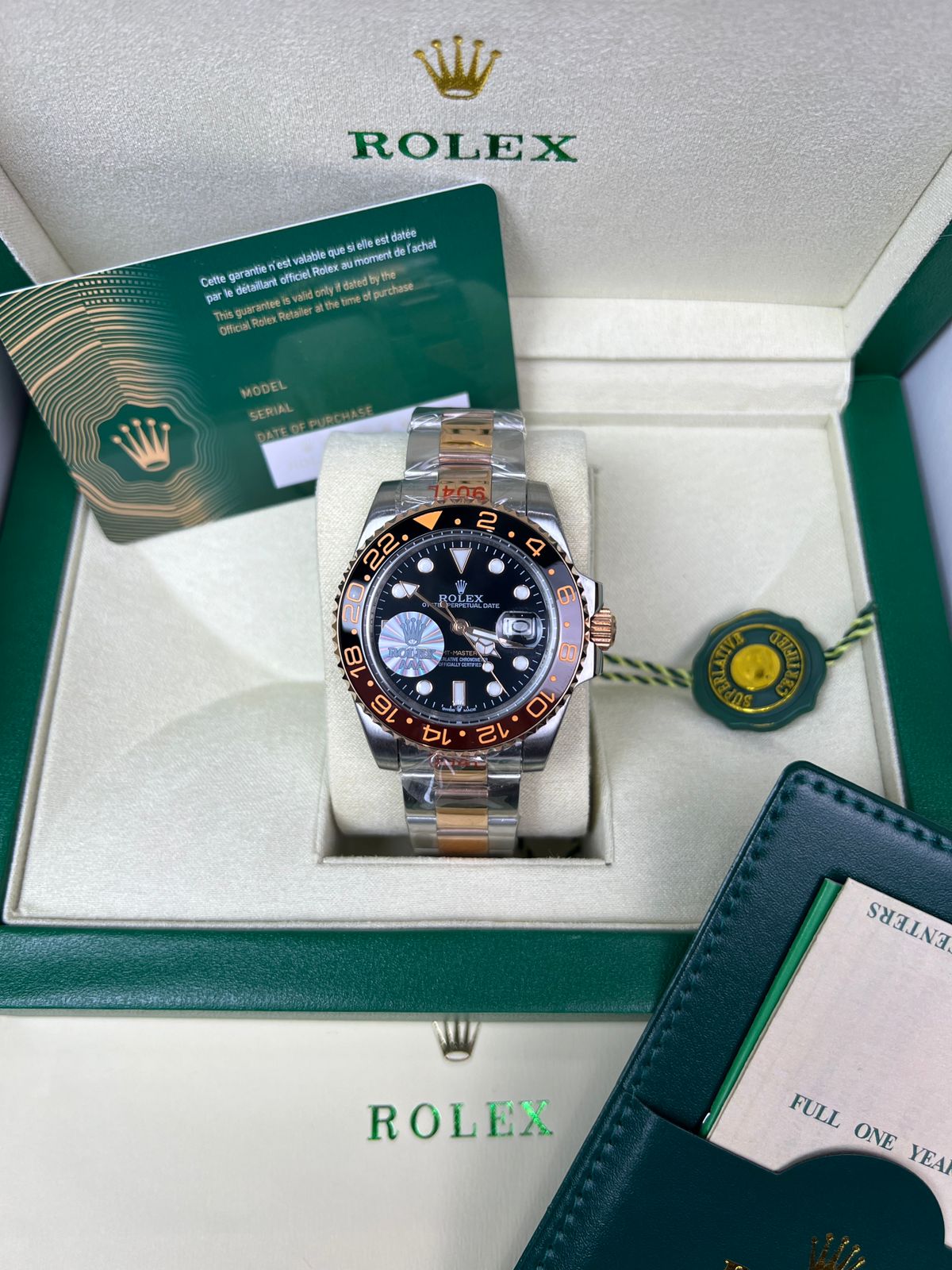 Rolex GMT-Master II “Root Beer” acier & or Everose – L’Élégance Cosmopolite
