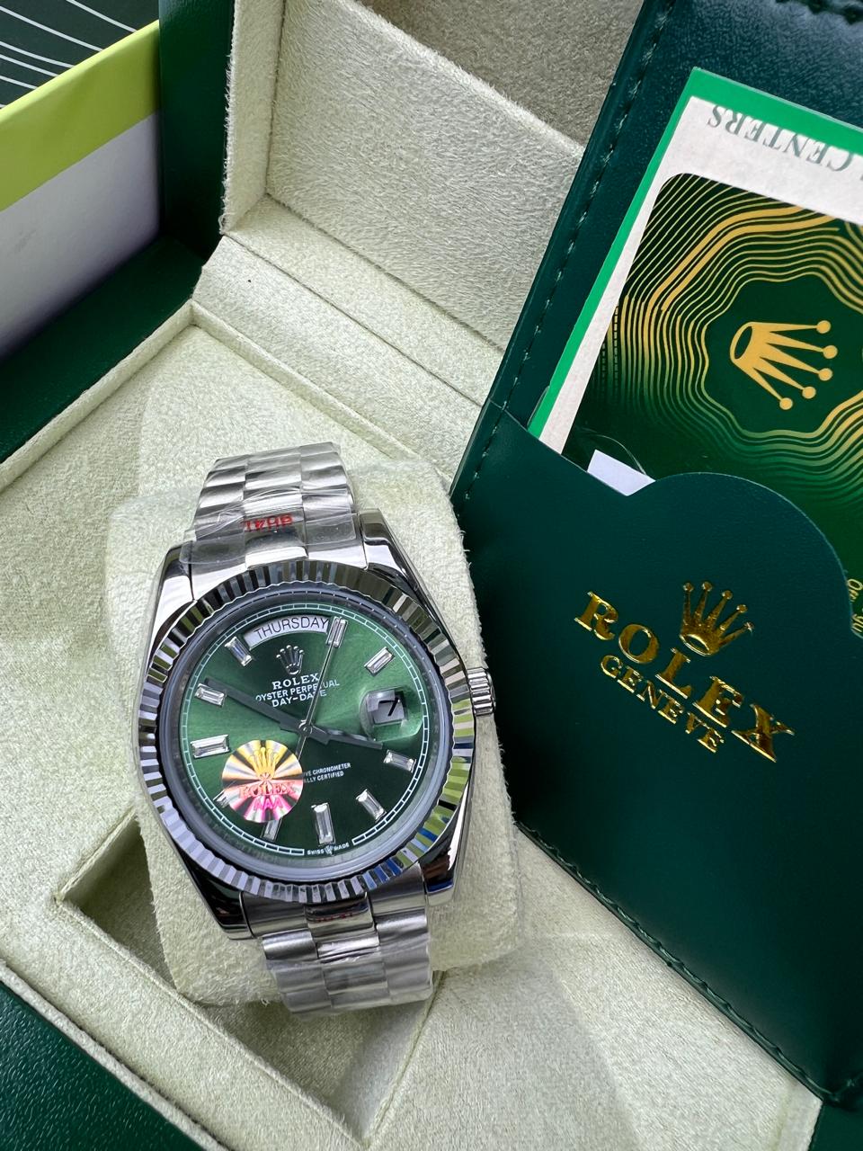 Rolex Day-Date 40 | Cadran Vert Olive