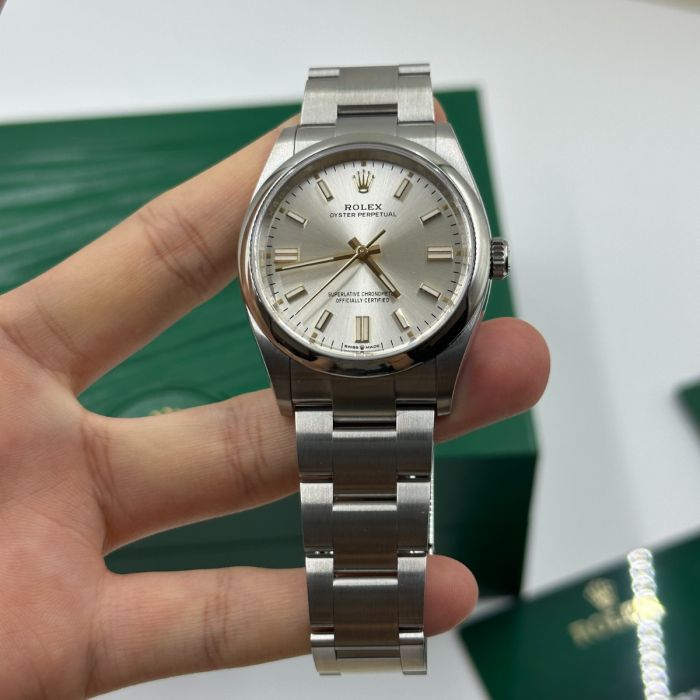 Rolex Oyster Perpetual 36 | Cadran Argent
