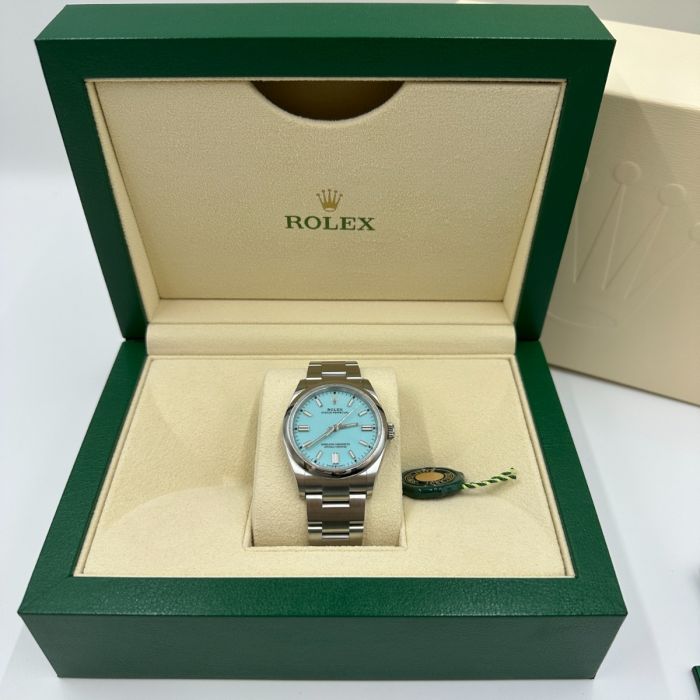 Rolex Oyster Perpetual 36 | Cadran Turquoise Tiffany