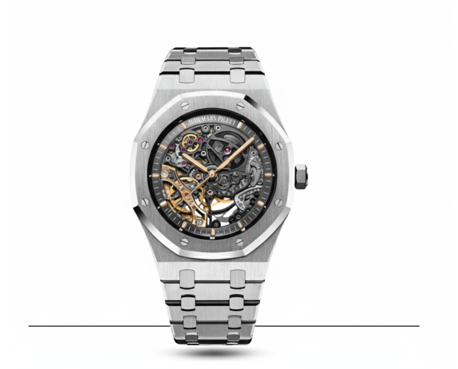 Audemars Piguet Royal Oak Skeleton Argenté | Montre de Luxe Maroc
