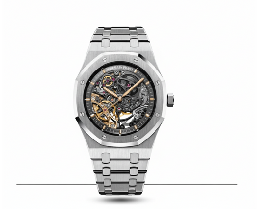 Audemars Piguet Royal Oak Skeleton Argenté | Montre de Luxe Maroc
