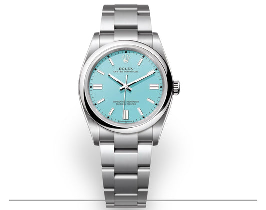 Rolex Oyster Perpetual 36 | Cadran Turquoise Tiffany