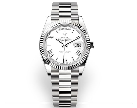 Rolex Day-Date 40 | Cadran Blanc