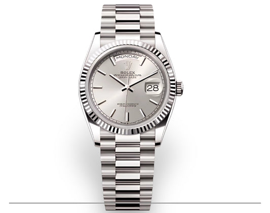 Rolex Day-Date 40 | Cadran Argent