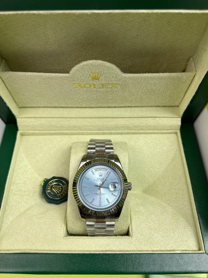 Rolex Day-Date 40 - Cadran Bleu Glacier