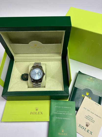 Rolex Day-Date 40 - Cadran Bleu Glacier