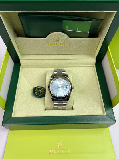 Rolex Day-Date 40 - Cadran Bleu Glacier