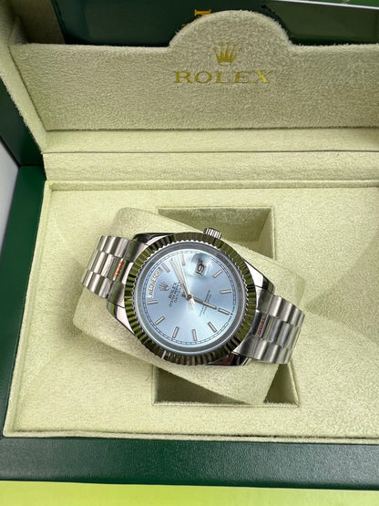 Rolex Day-Date 40 - Cadran Bleu Glacier