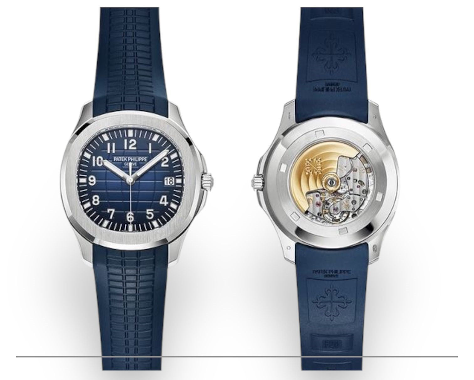 Patek Philippe Aquanaut cadran bleu montre sportive
