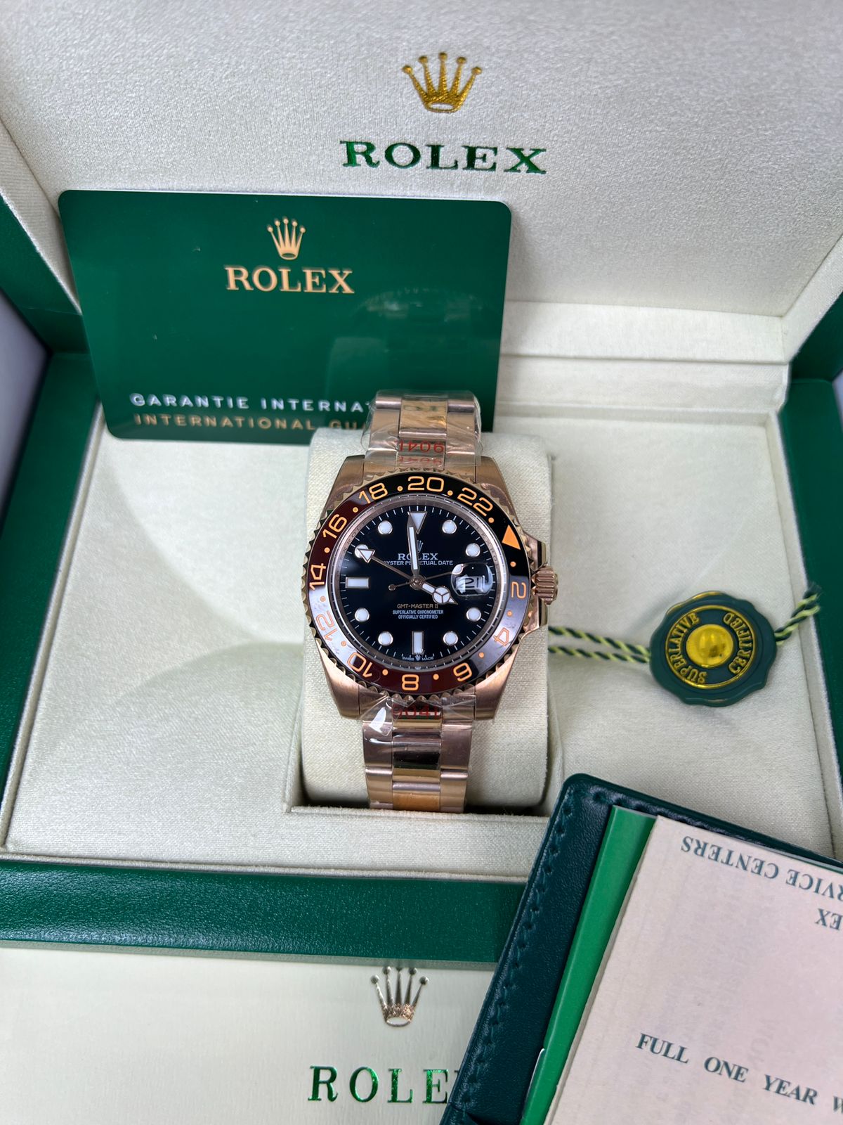 Rolex Root Beer Everose paiement à la livraison Maroc