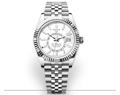 Rolex Sky-Dweller cadran blanc prix Maroc