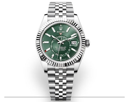 Rolex Sky-Dweller cadran vert prix Maroc