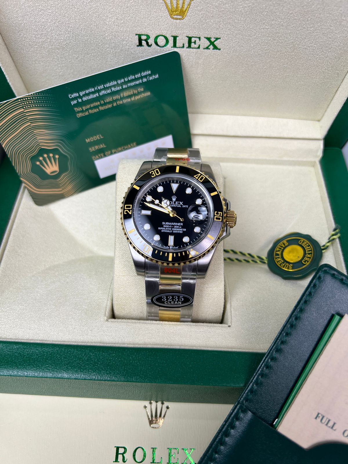 Rolex Submariner acier & or jaune paiement à la livraison