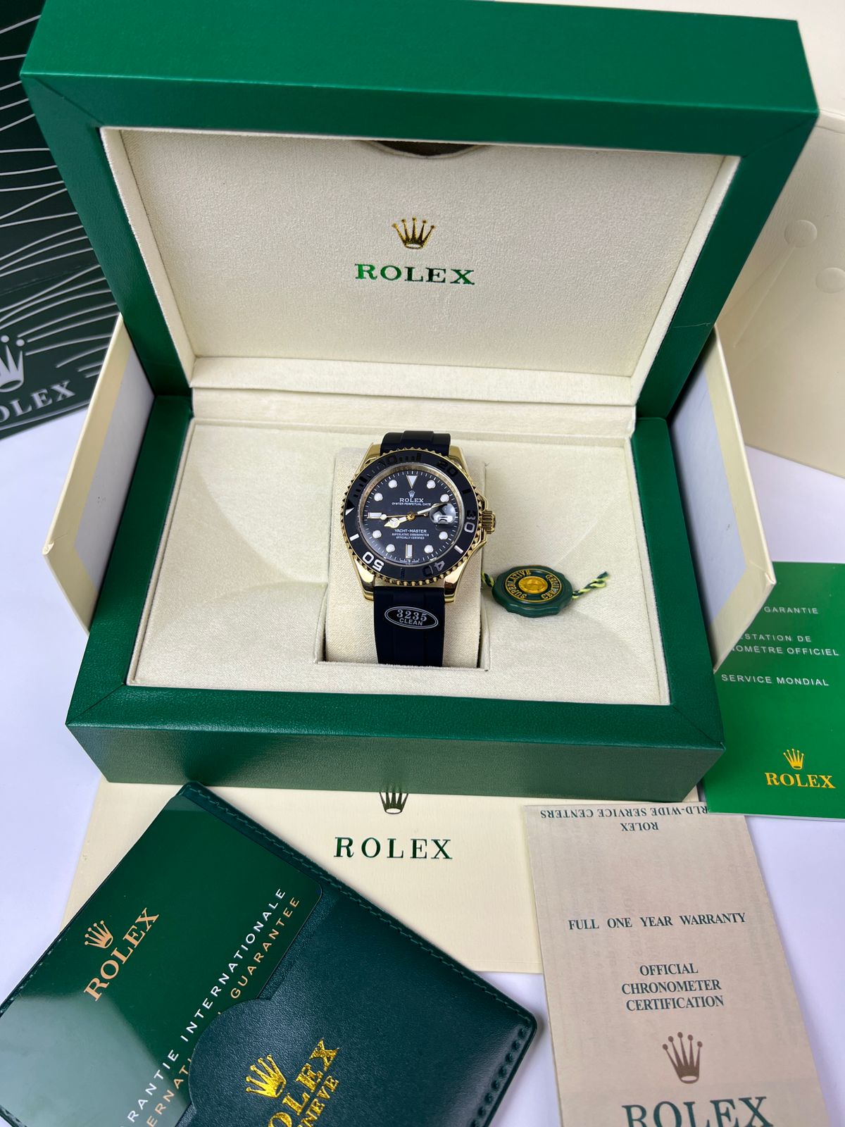 Rolex Yacht-Master cadran or jaune montre nautique