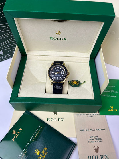 Rolex Yacht-Master cadran or jaune montre nautique