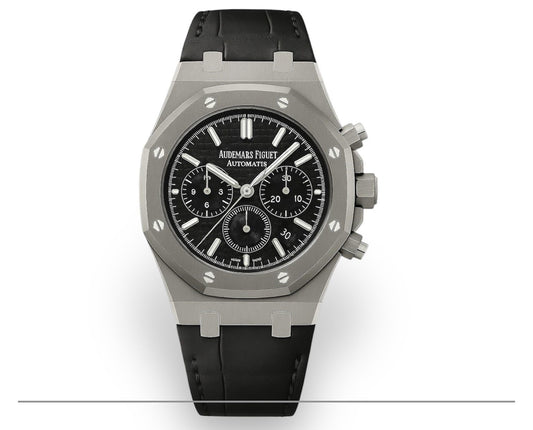 Audemars Piguet Royal Oak Chronographe Noir – La Puissance du Charbon Élégant