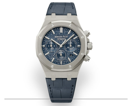 Audemars Piguet Royal Oak Chronographe Bleu – L’Équilibre Parfait entre Sport et Élégance