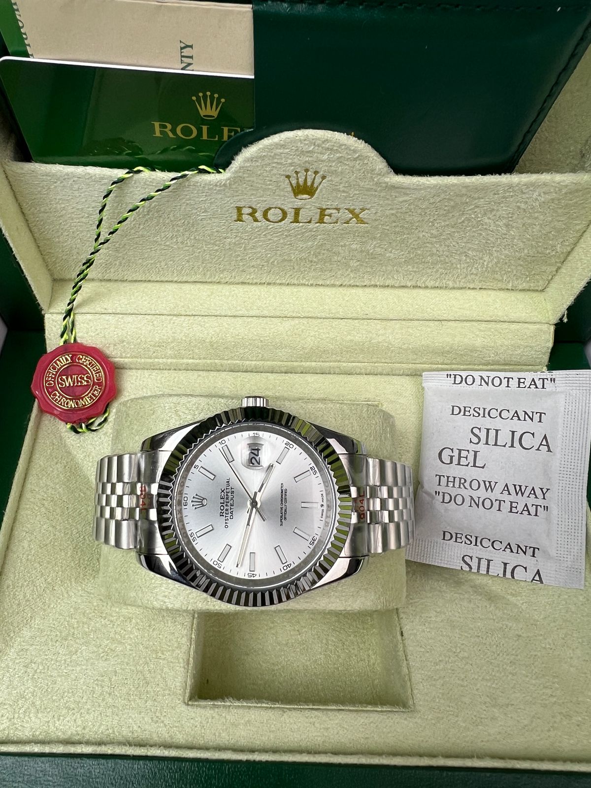 Rolex Datejust 41 | Cadran Argent