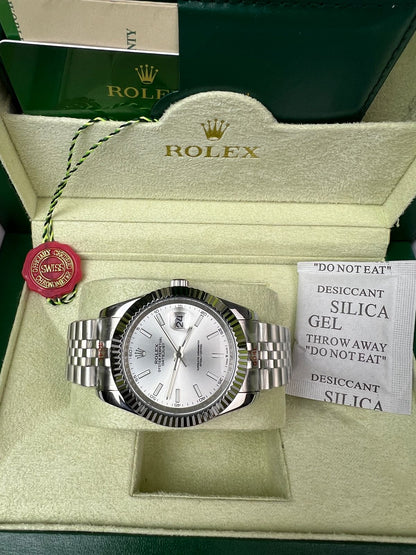 Rolex Datejust 41 | Cadran Argent