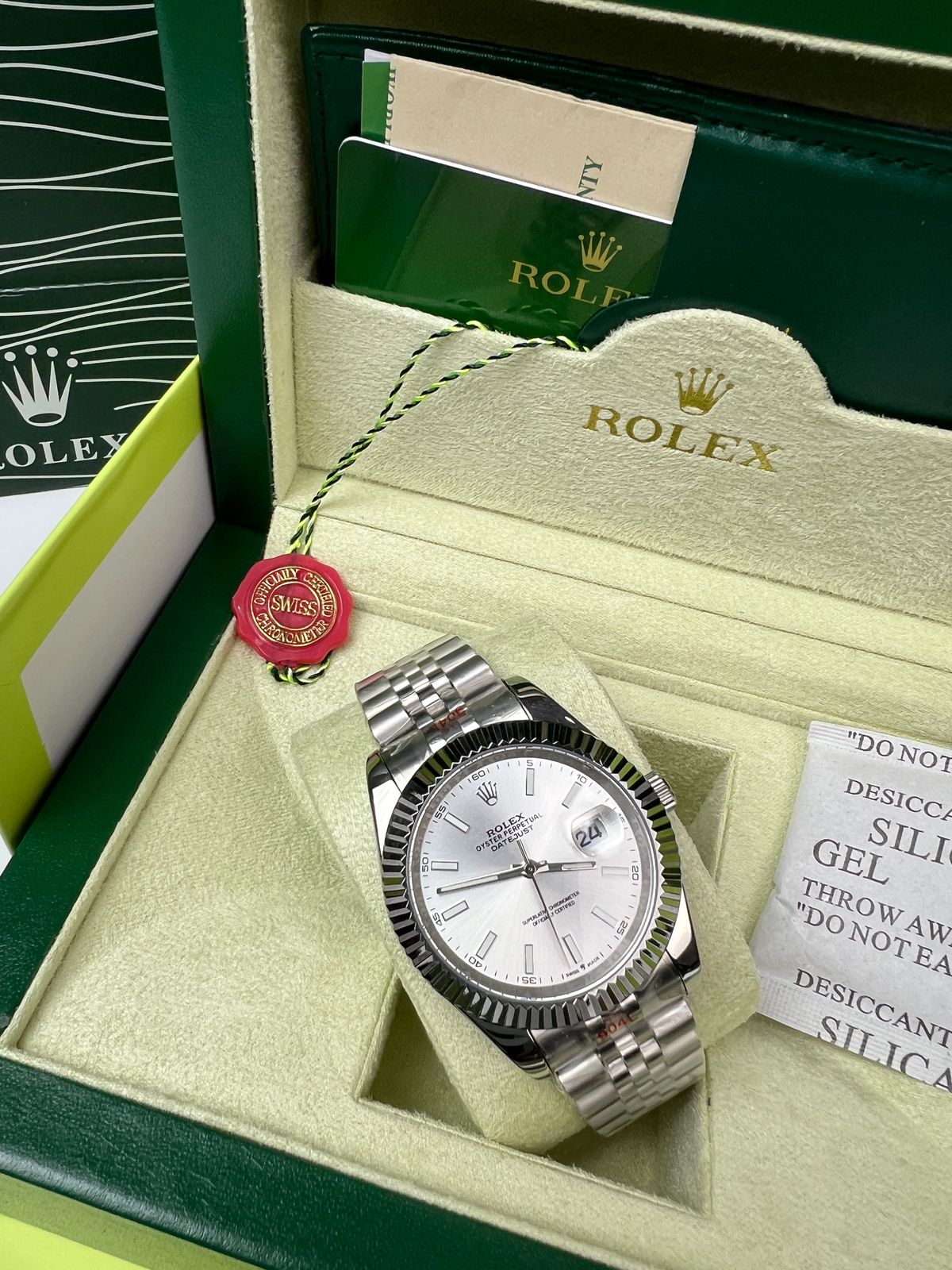 Rolex Datejust 41 | Cadran Argent