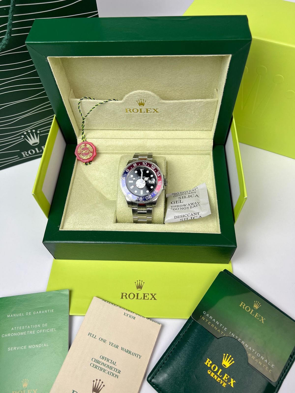 Rolex GMT-Master II | Cadran Noir  | lunette bicolore rouge et bleue