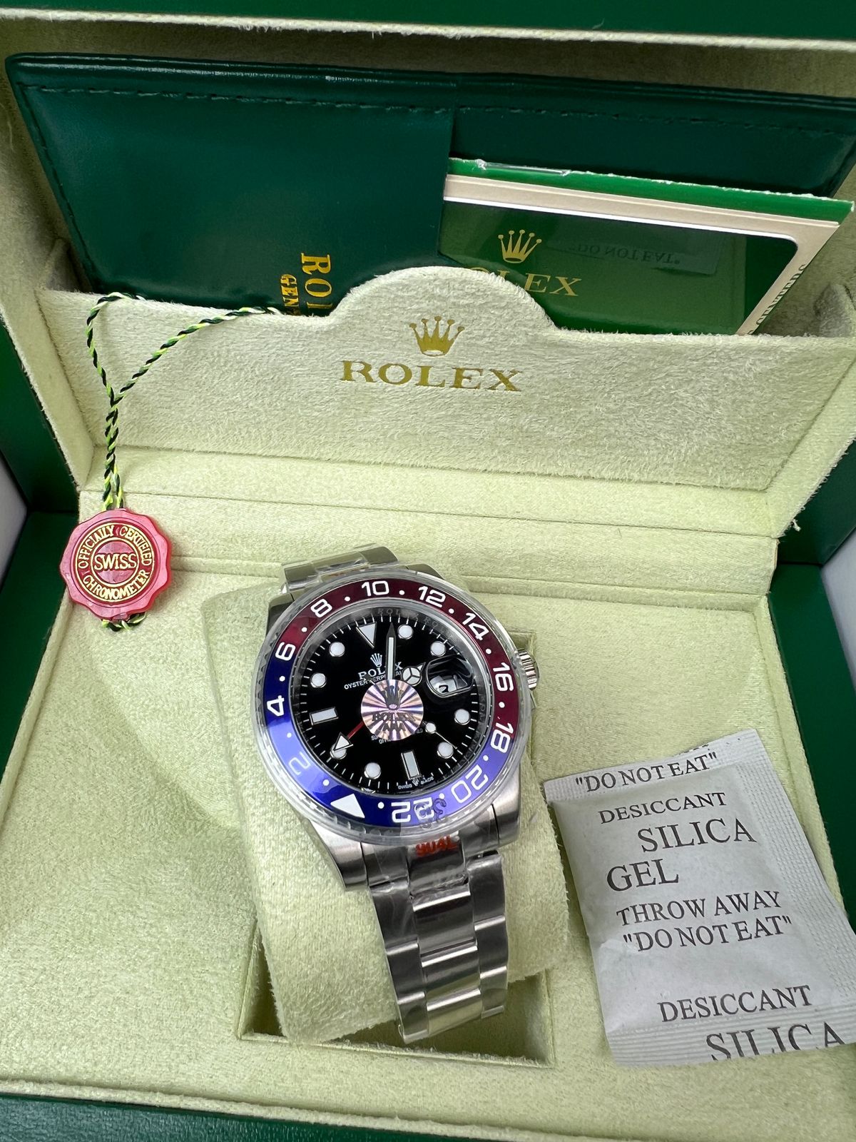 Rolex GMT-Master II | Cadran Noir  | lunette bicolore rouge et bleue