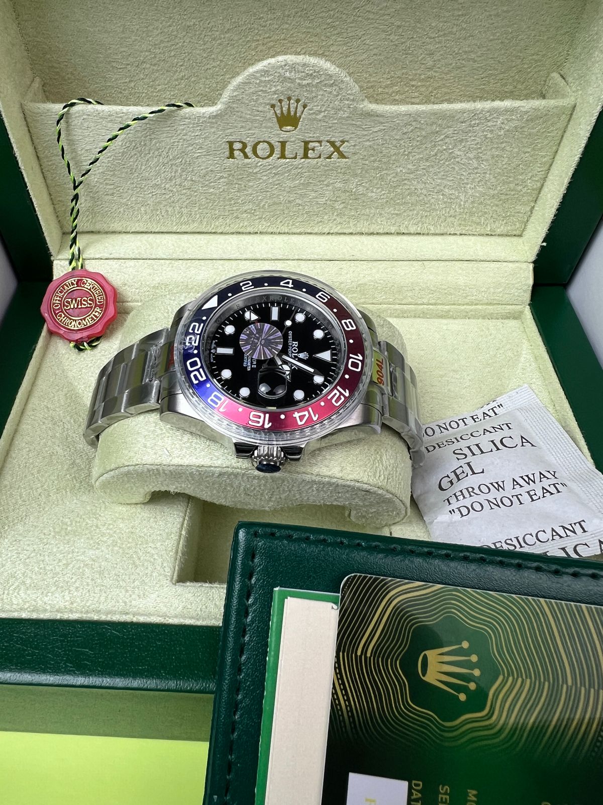 Rolex GMT-Master II | Cadran Noir  | lunette bicolore rouge et bleue