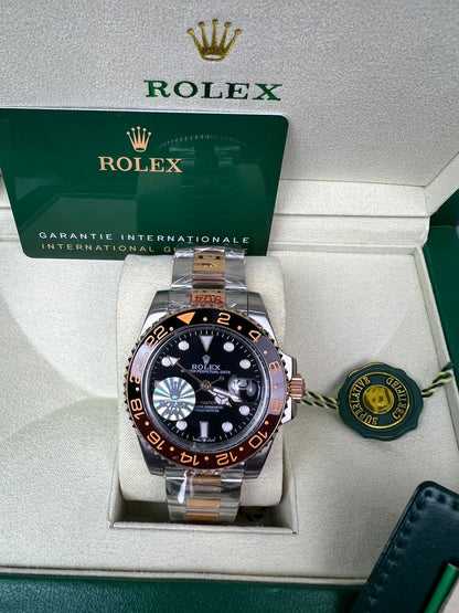 Rolex GMT-Master II “Root Beer” acier & or Everose – L’Élégance Cosmopolite