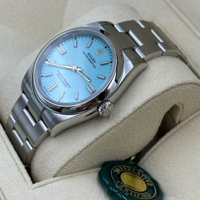 Rolex Oyster Perpetual 36 | Cadran Turquoise Tiffany
